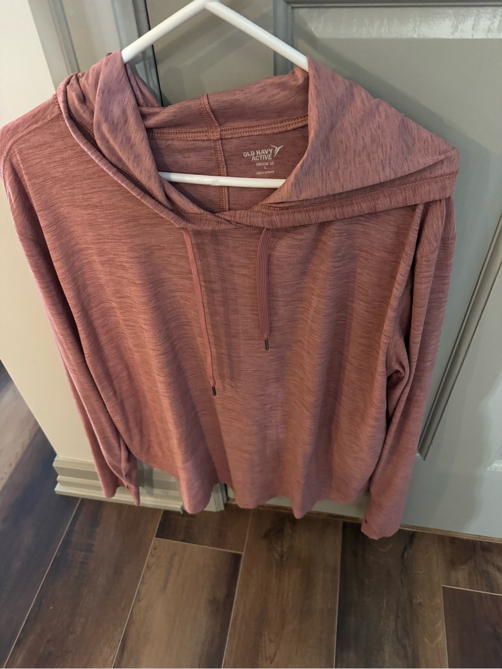 Old Navy Dusty Rose Active Lightweight Hoodie